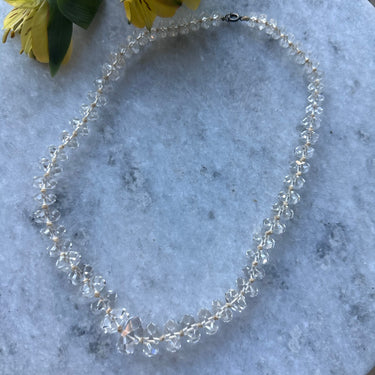 Crystal Glass Beaded Necklace Bloomers and Frocks